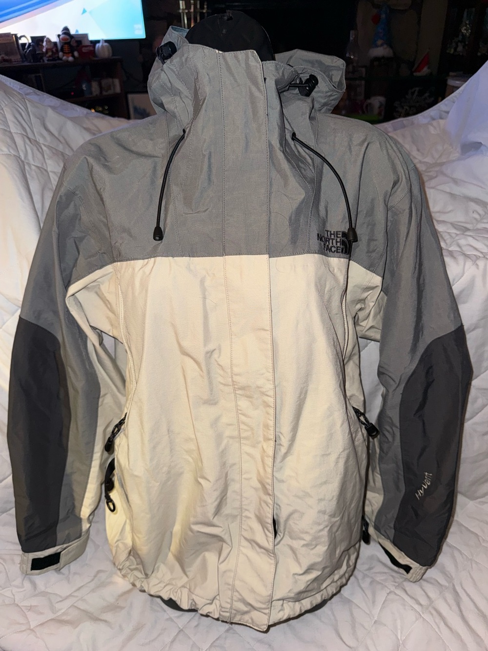 The North Face HyVent multi-toned rain jacket